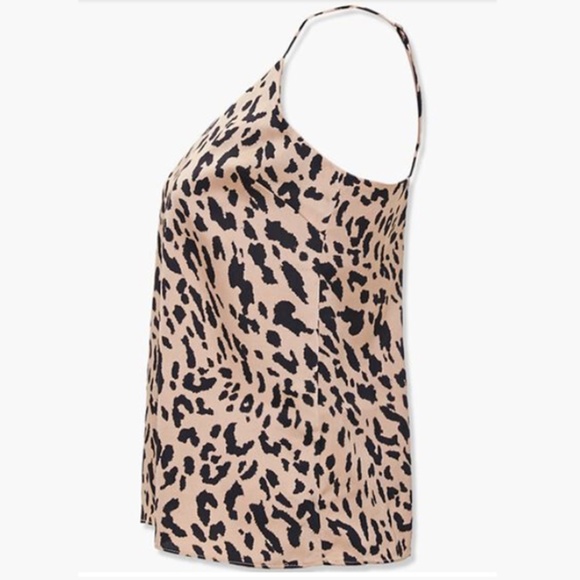 NWT--FOREVER 21 CHEETAH PRINT SATIN CAMI - Picture 3 of 3